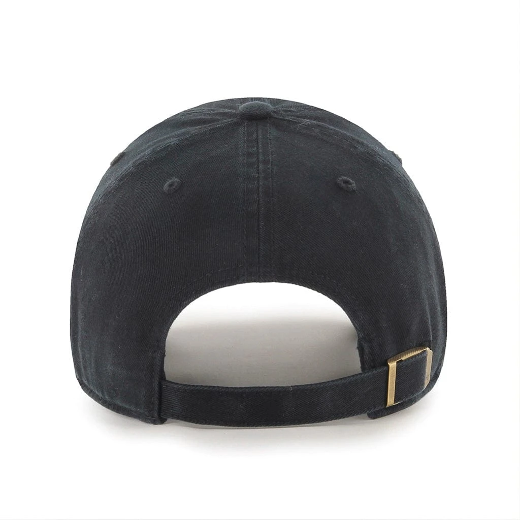 '47 BRAND Vancouver Canucks 47 Brand NHL Clean Up Tonal Adjustable Hat - Vintage Skate Black 4 '47 BRAND Vancouver Canucks 47 Brand NHL Clean Up Tonal Adjustable Hat - Vintage Skate Black - Image 2