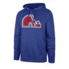 '47 BRAND Quebec Nordiques 47 Brand Imprint Headline Pullover Mens Hoodie -Bauer Official Store 47 brand hoodies quebec nordiques 47 brand imprint headline pullover mens hoodie blue l 28744133705794