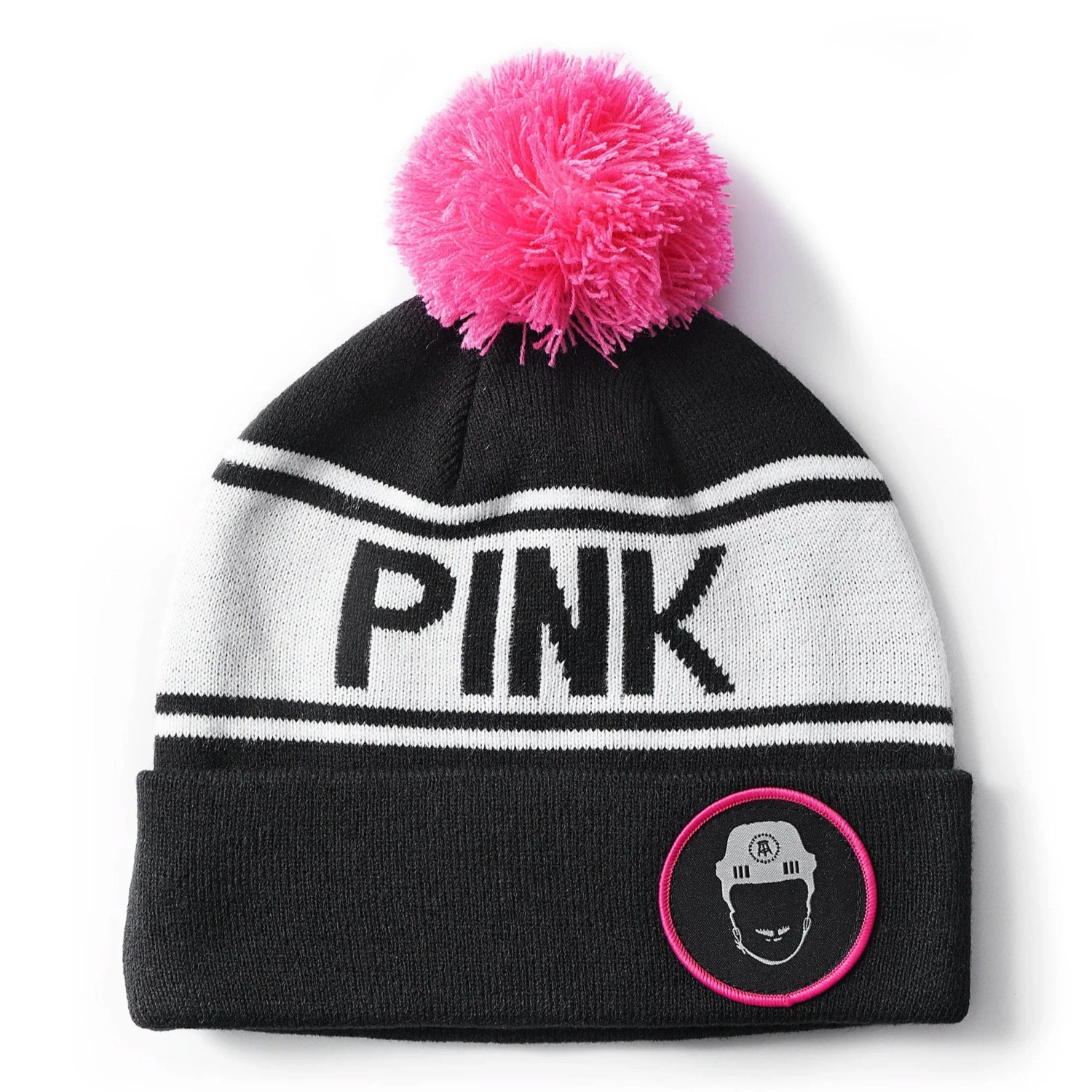 Pink Whitney Pom Toque 3 Pink Whitney Pom Toque
