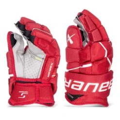 Bauer Supreme Mach Intermediate Hockey Gloves -Bauer Official Store bauer gloves bauer supreme mach intermediate hockey gloves red 12 30597298028610