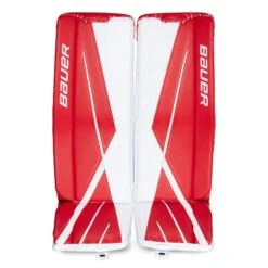 Bauer Supreme 3S Intermediate Goalie Leg Pads -Bauer Official Store bauer leg pads bauer supreme 3s intermediate goalie leg pads white red l 32 28744279621698