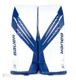 Bauer Vapor 3X Intermediate Goalie Leg Pads -Bauer Official Store bauer leg pads bauer vapor 3x intermediate goalie leg pads white blue l 32 28744284438594