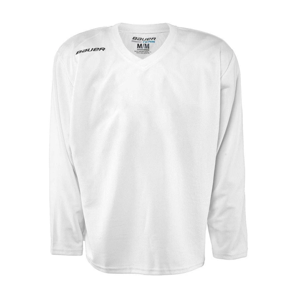Bauer Core Junior Goalie Practice Jersey - White 3 Bauer Core Junior Goalie Practice Jersey - White