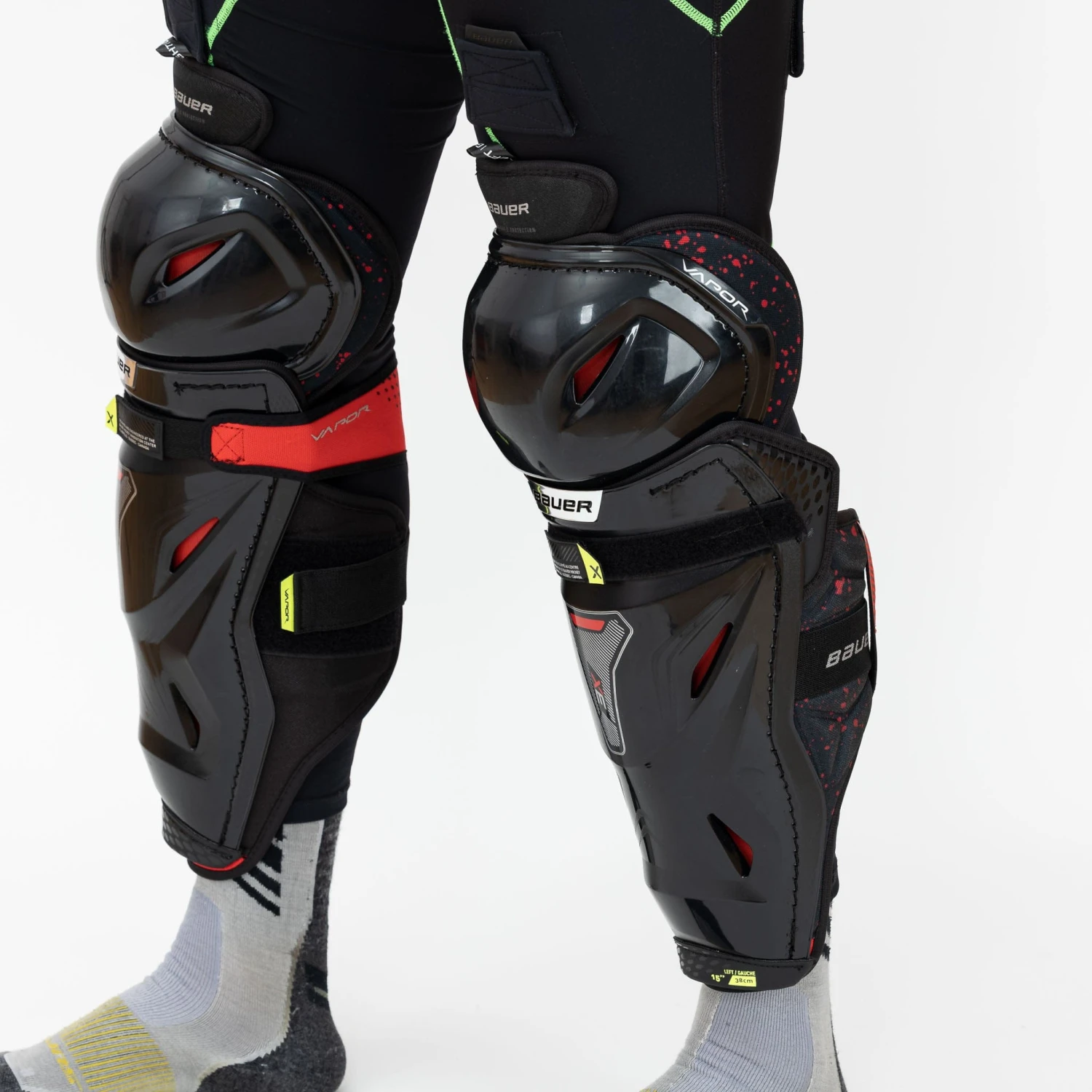 Bauer Vapor 3X Intermediate Hockey Shin Guards 7 Bauer Vapor 3X Intermediate Hockey Shin Guards - Image 5