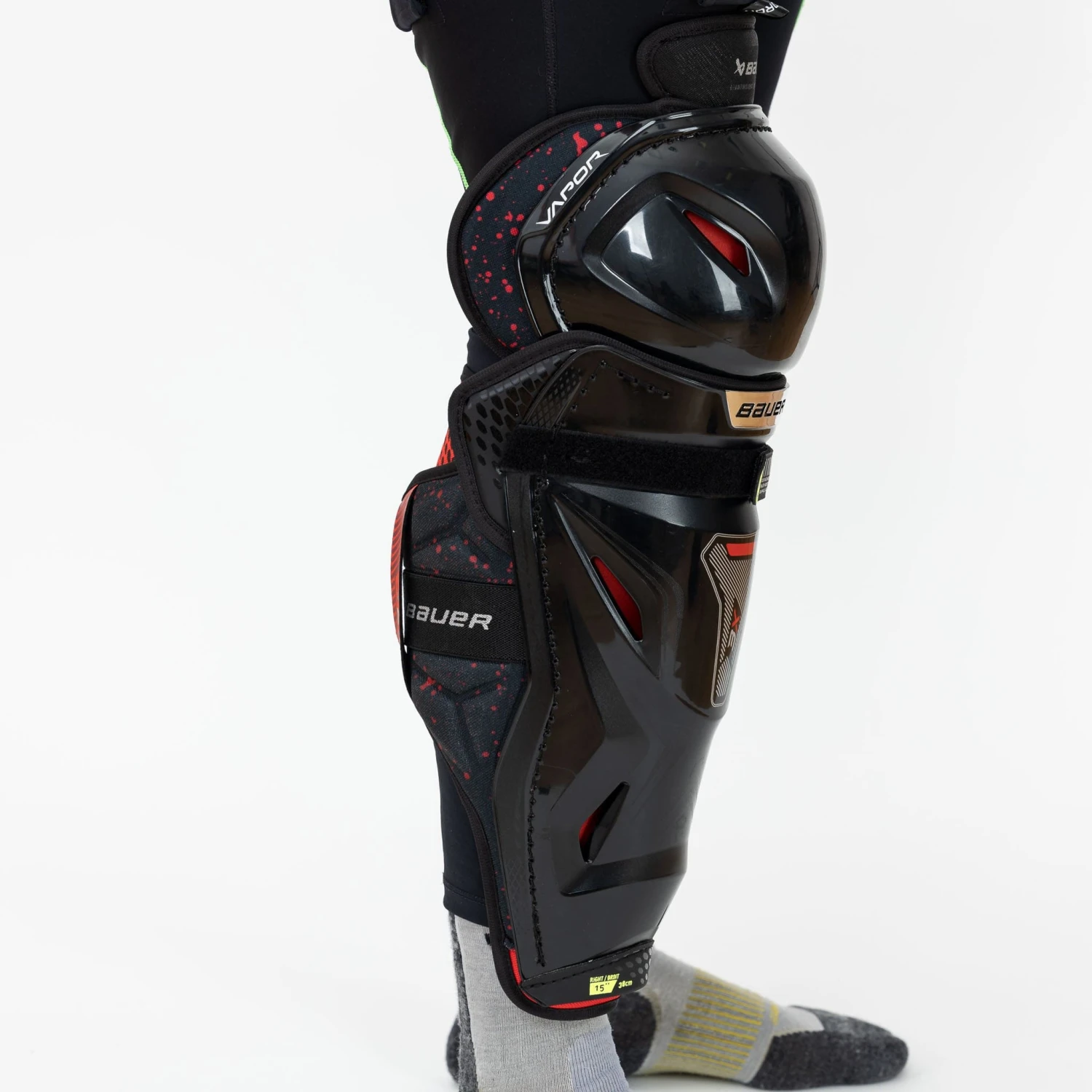 Bauer Vapor 3X Intermediate Hockey Shin Guards 10 Bauer Vapor 3X Intermediate Hockey Shin Guards - Image 8