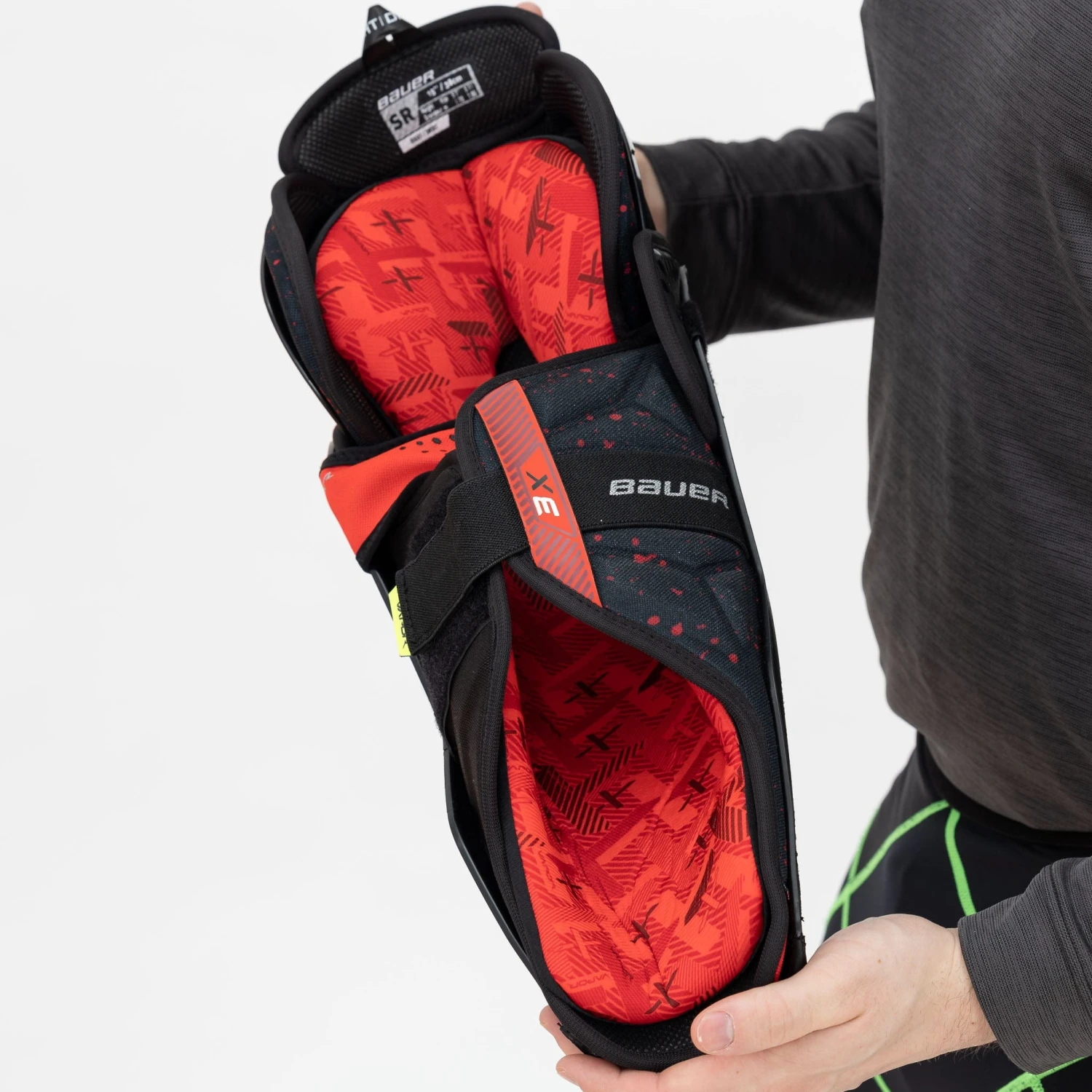 Bauer Vapor 3X Intermediate Hockey Shin Guards 12 Bauer Vapor 3X Intermediate Hockey Shin Guards - Image 10