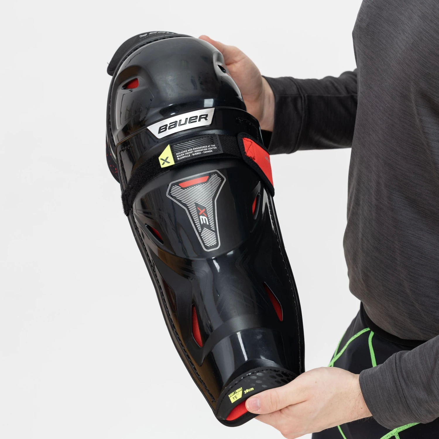 Bauer Vapor 3X Intermediate Hockey Shin Guards 11 Bauer Vapor 3X Intermediate Hockey Shin Guards - Image 9