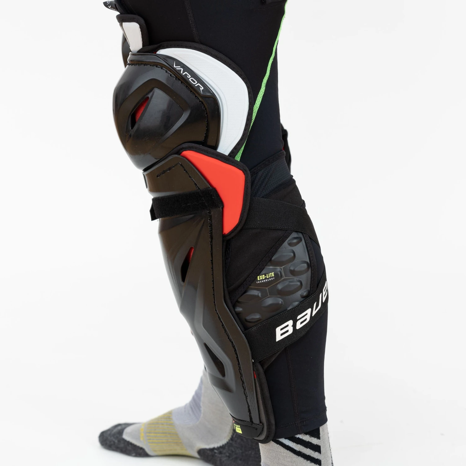 Bauer Vapor Hyperlite Intermediate Hockey Shin Guards 7 Bauer Vapor Hyperlite Intermediate Hockey Shin Guards - Image 5