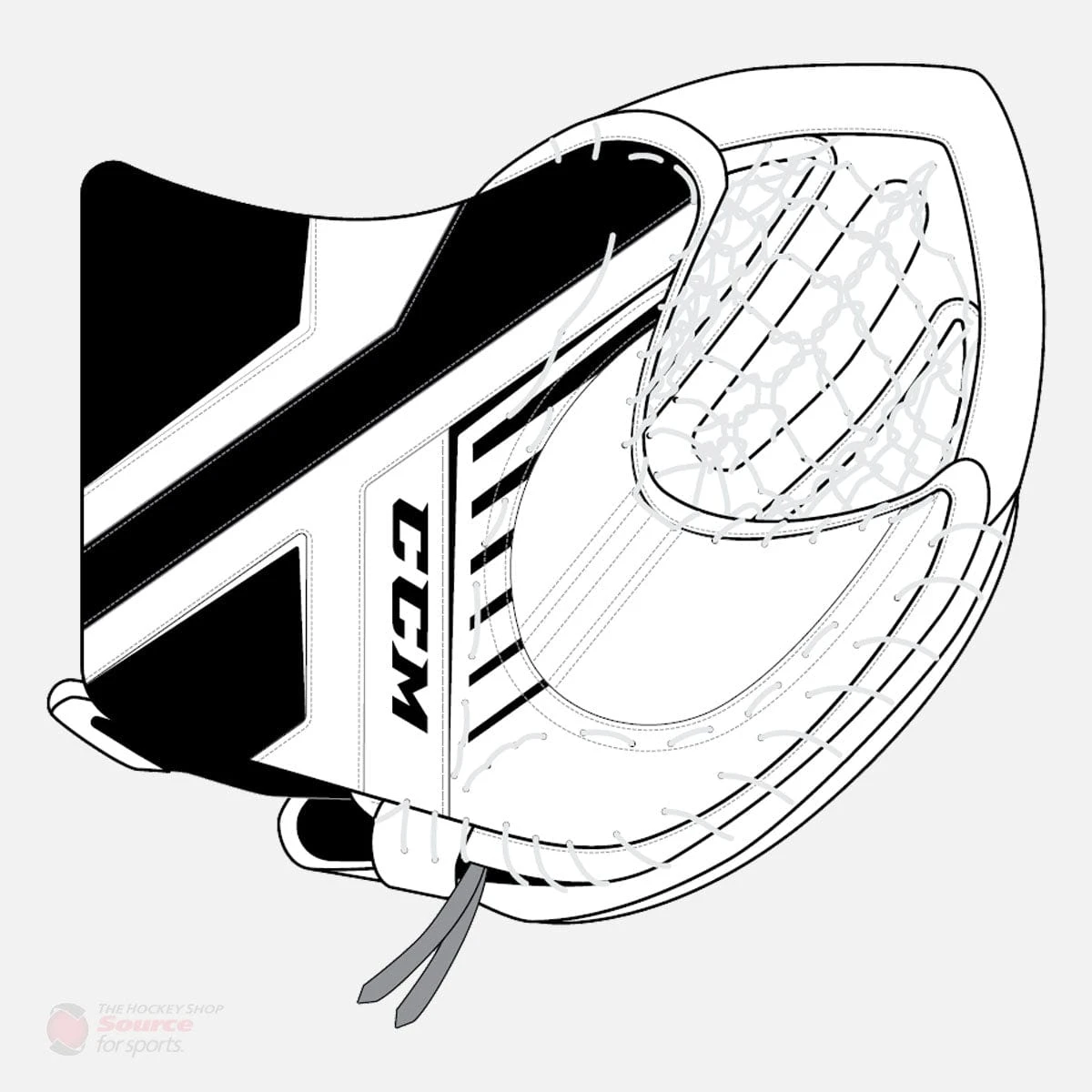 CCM Axis A1.9 Senior Goalie Catcher 17 CCM Axis A1.9 Senior Goalie Catcher - Image 15