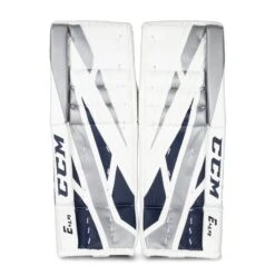 CCM Extreme Flex E4.9 Intermediate Goalie Leg Pads 12 CCM Extreme Flex E4.9 Intermediate Goalie Leg Pads -Bauer Official Store ccm leg pads ccm extreme flex e4 9 intermediate goalie leg pads white navy silver 29 1 28744297644098