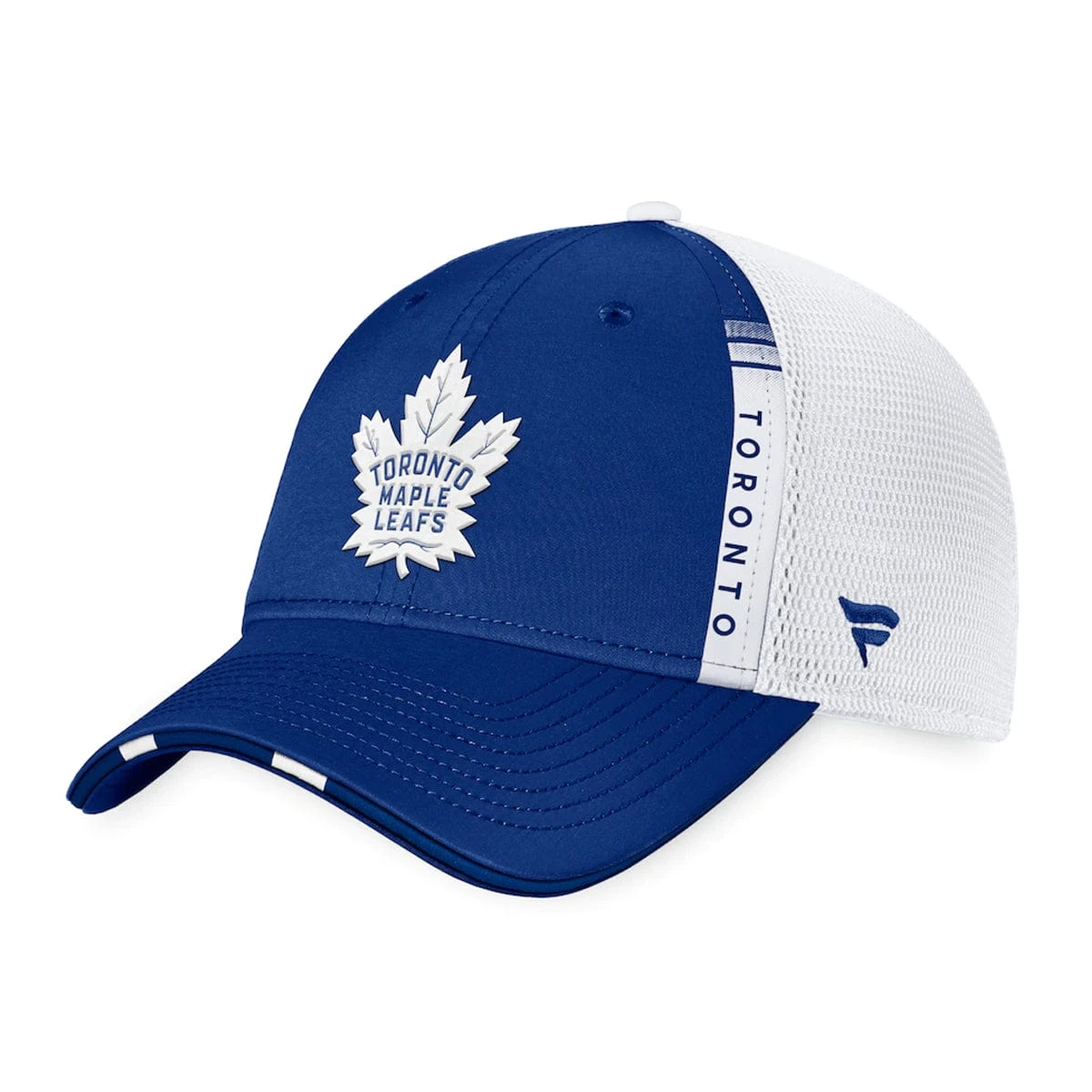 Toronto Maple Leafs Fanatics Authentic Pro Draft Structured Trucker Hat 3 Toronto Maple Leafs Fanatics Authentic Pro Draft Structured Trucker Hat