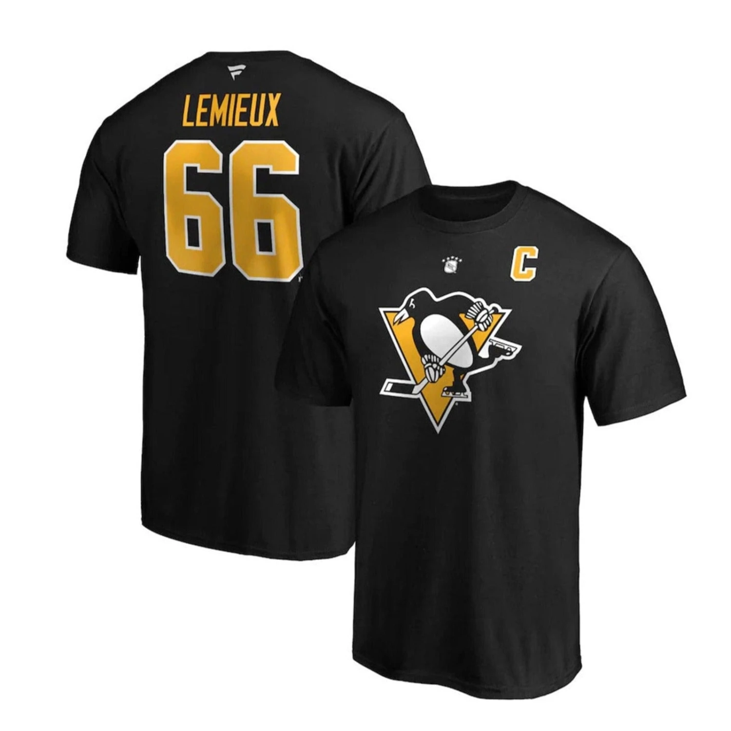 Pittsburgh Penguins Fanatics Retired N&N Mens Shirt - Mario Lemieux 3 Pittsburgh Penguins Fanatics Retired N&N Mens Shirt - Mario Lemieux