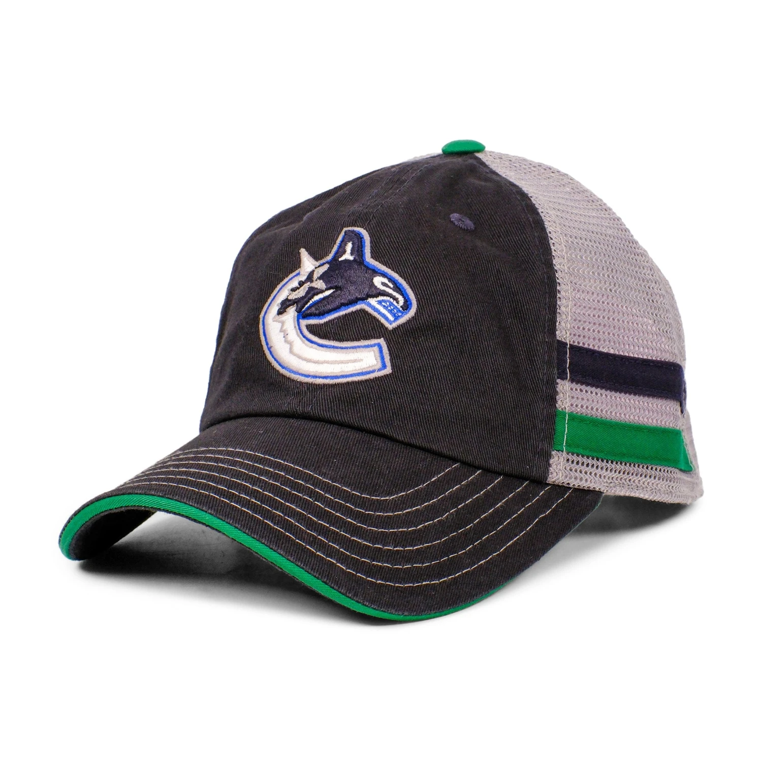 Vancouver Canucks - American Needle NHL Foundry Grey Adjustable Hat 3 Vancouver Canucks - American Needle NHL Foundry Grey Adjustable Hat