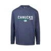 Vancouver Canucks Levelwear Alliance Cut Off Pullover Sweater -Bauer Official Store levelwear sweaters vancouver canucks levelwear alliance cut off pullover sweater navy s 28744471150658