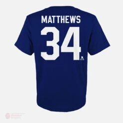 Toronto Maple Leafs Outer Stuff Name & Number Youth Shirt - Auston Matthews -Bauer Official Store outer stuff shirts toronto maple leafs outer stuff name number youth shirt auston matthews 11439943974978