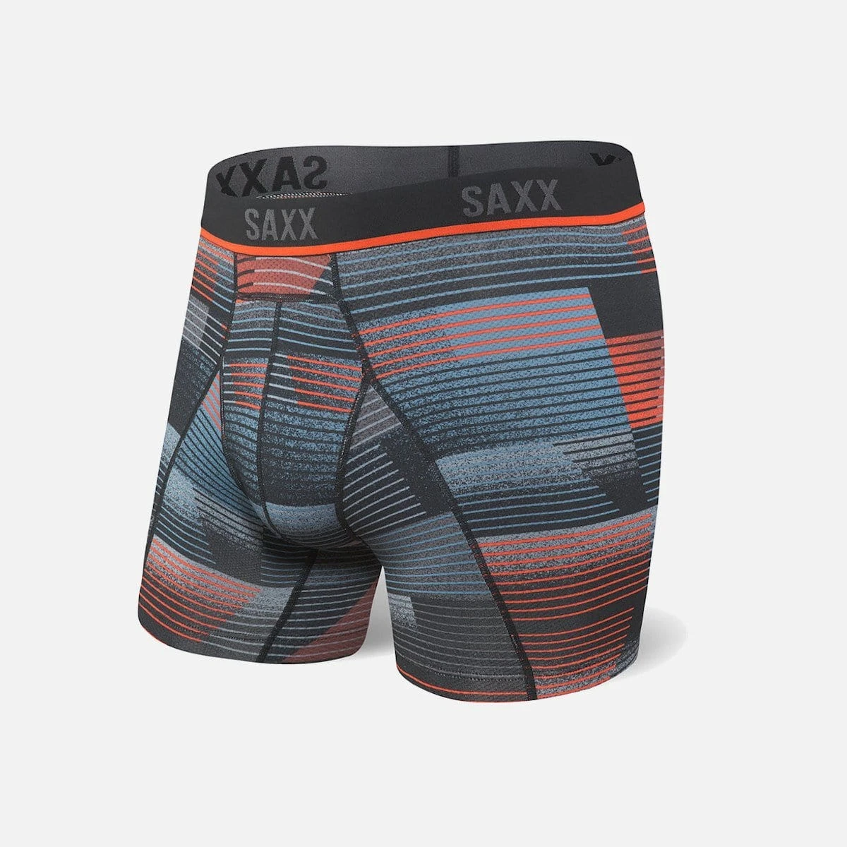 Saxx Kinetic HD Boxers - Black Sonic Stripe 3 Saxx Kinetic HD Boxers - Black Sonic Stripe