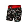Saxx Ultra Boxers - Black Chillaxin Santa -Bauer Official Store saxx underwear saxx ultra boxers black chillaxin santa black s 28756499824706