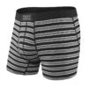 Saxx Ultra Boxers - Black Crew Stripe -Bauer Official Store saxx underwear saxx ultra boxers black crew stripe s 29810963841090