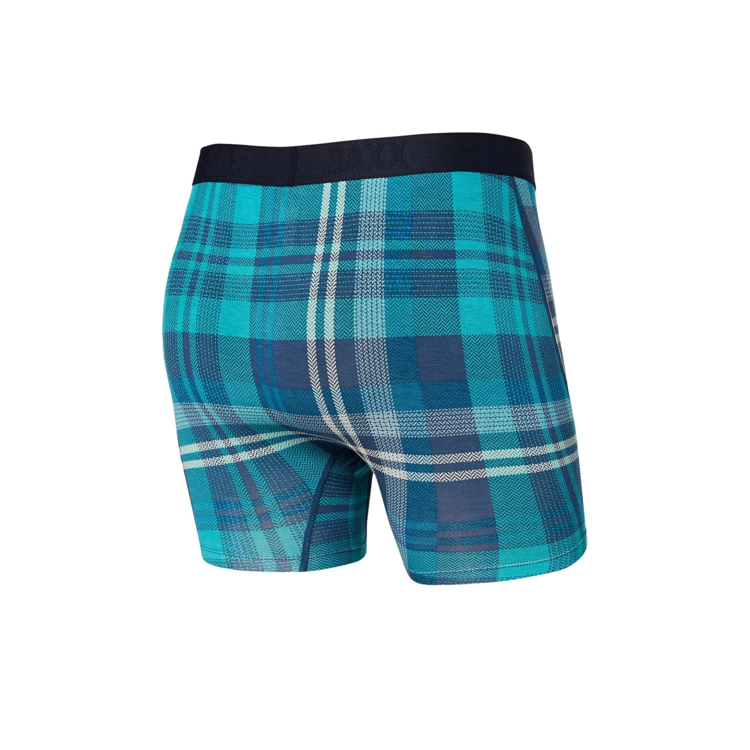 Saxx Ultra Boxers - Blue Free Fall Plaid 4 Saxx Ultra Boxers - Blue Free Fall Plaid - Image 2