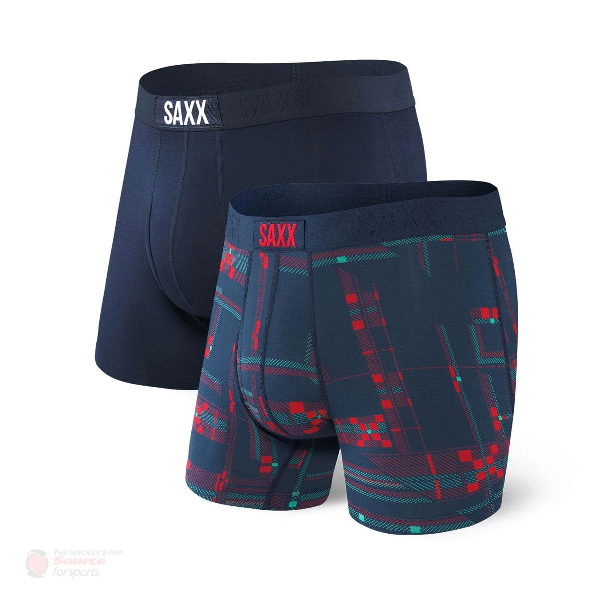 Saxx Ultra Boxers - Navy / Pulled Paid (2 Pack) 3 Saxx Ultra Boxers - Navy / Pulled Paid (2 Pack)