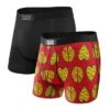 Saxx Ultra Boxers - Piece & Love / Black (2 Pack) 2 Saxx Ultra Boxers - Piece & Love / Black (2 Pack) -Bauer Official Store saxx underwear saxx ultra boxers piece love black 2 pack black red s 29810998050882