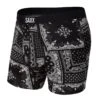 Saxx Vibe Boxers - Black Bandana Republic -Bauer Official Store saxx underwear saxx vibe boxers black bandana republic black s 29811040256066