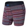 Saxx Vibe Boxers - Blue Vibrant Stripe