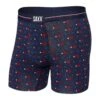Saxx Vibe Boxers - Liberty Navy -Bauer Official Store saxx underwear saxx vibe boxers liberty navy m 28990829985858