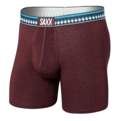Saxx Vibe Boxers - Plum Heather