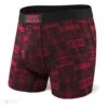 Saxx Vibe Boxers - Red Plaid -Bauer Official Store saxx underwear saxx vibe boxers red plaid xl 28744438448194