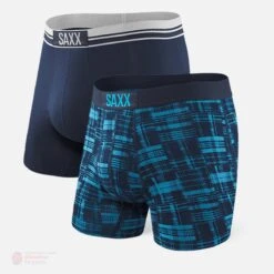 Saxx Vibe Boxers - Santa / Black (2 Pack) -Bauer Official Store saxx underwear saxx vibe boxers santa black 2 pack 12519964737602