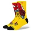 Stance Spidey SZN Socks -Bauer Official Store stance apparel socks lifestyle stance spidey szn socks yellow m 30331622129730