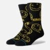 Stance Life Nirvana Face Socks -Bauer Official Store stance socks stance life nirvana face socks black m 13963461263426