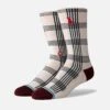 Stance Life Rat Plaid Socks -Bauer Official Store stance socks stance life rat plaid socks white m 13963463426114