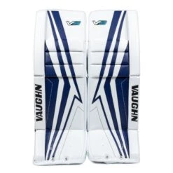 Vaughn Velocity V9 Intermediate Goalie Leg Pads 37 Vaughn Velocity V9 Intermediate Goalie Leg Pads -Bauer Official Store vaughn leg pads vaughn velocity v9 intermediate goalie leg pads white blue 30 2 28744337981506