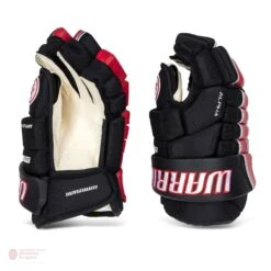 Warrior Alpha FR Pro Junior Hockey Gloves -Bauer Official Store warrior gloves warrior alpha fr pro junior hockey gloves black red 10 28743818444866
