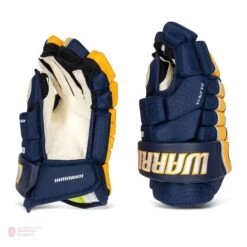 Warrior Alpha FR Pro Junior Hockey Gloves -Bauer Official Store warrior gloves warrior alpha fr pro junior hockey gloves navy gold 10 28743818543170